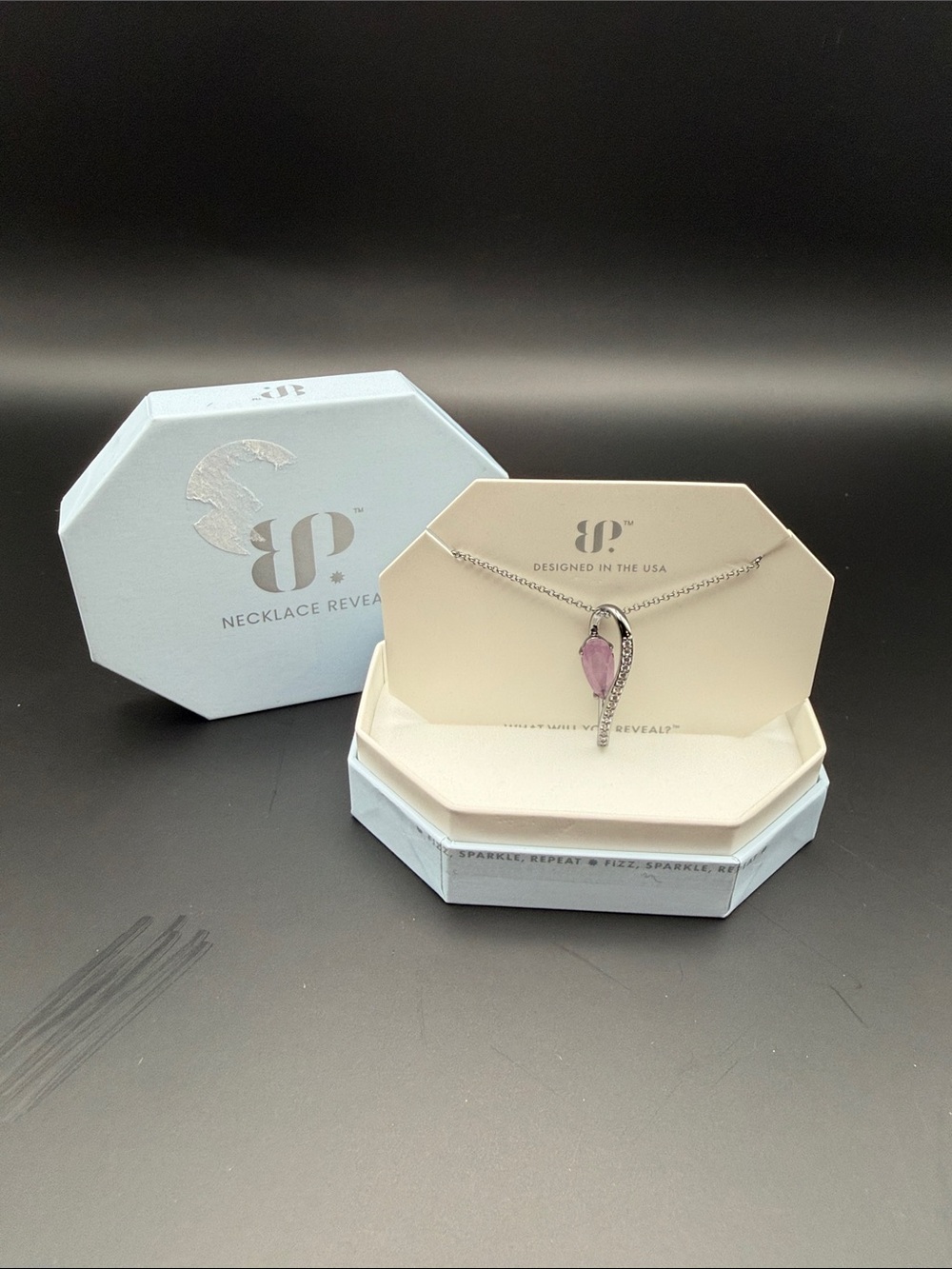 Bomb Party Dripping In No Regrets Purple Kunzite Quartz Necklace NK71672